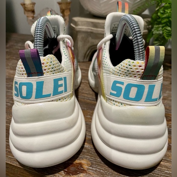 New 🌈 Sketchers Rainbow Solei Chunky Sneakers Women’s 8 - Picture 5 of 7
